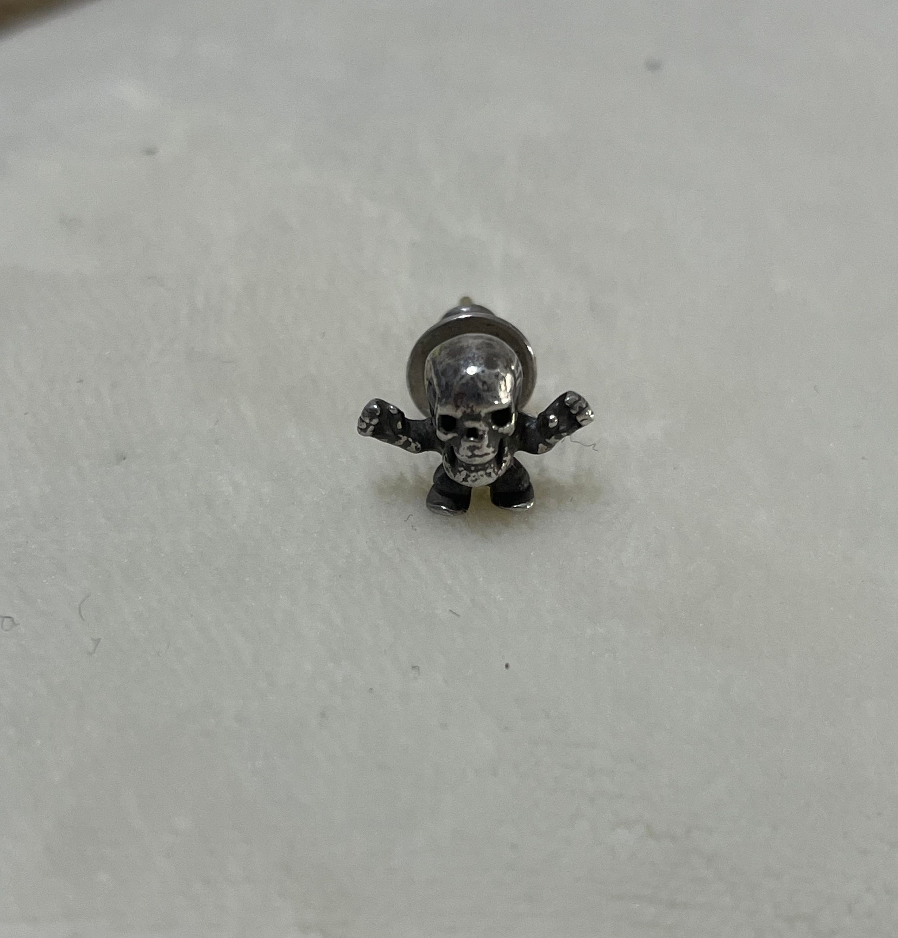 Chrome Hearts Harristeeter Stud Earrings "Silver"