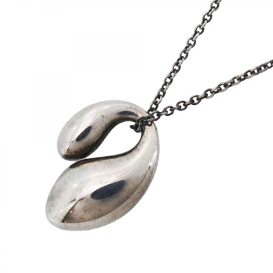 ★SALE【6jdb0345-k】ティファニー ネックレス ダブルティアドロップ シルバー925【中古】レディース