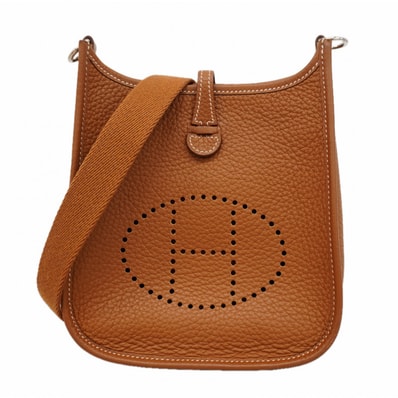 ★最終価格★SALE【6fa1150】エルメス ショルダーバッグ エヴリンTPM トリヨンクレマンス ゴールド シルバー金具 U刻印【中古】レディース