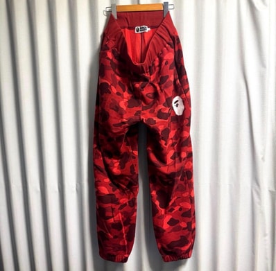 極美品 A BATHING APE COLOR CAMO SWEAT PANTS ベイプ カラーカモ スウェットパンツ