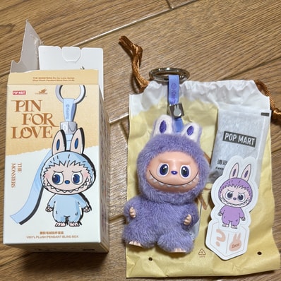POP MART THE MONSTERS (LABUBU) Pin for Love Series-Vinyl Plush Pendant (A-M) ?