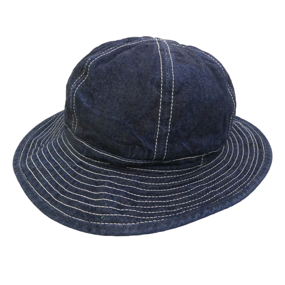 The REAL McCOY'S ザリアルマッコイズ MA17013 U.S. ARMY DENIM HAT アーミー デニム ハット 帽子 インディゴブルー系 7 1/2【中古】