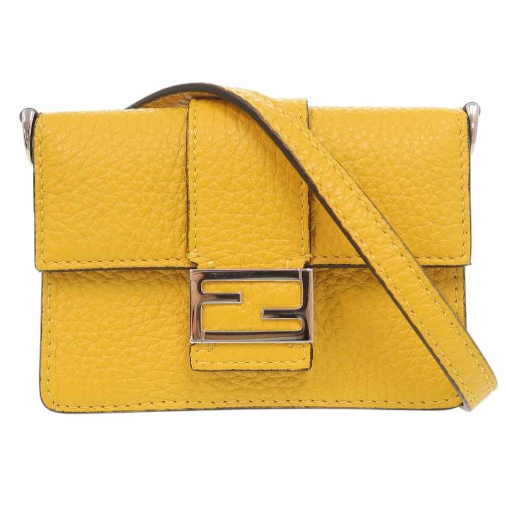 フェンディ  マイクロ フラット バゲット 7M0311  レザー