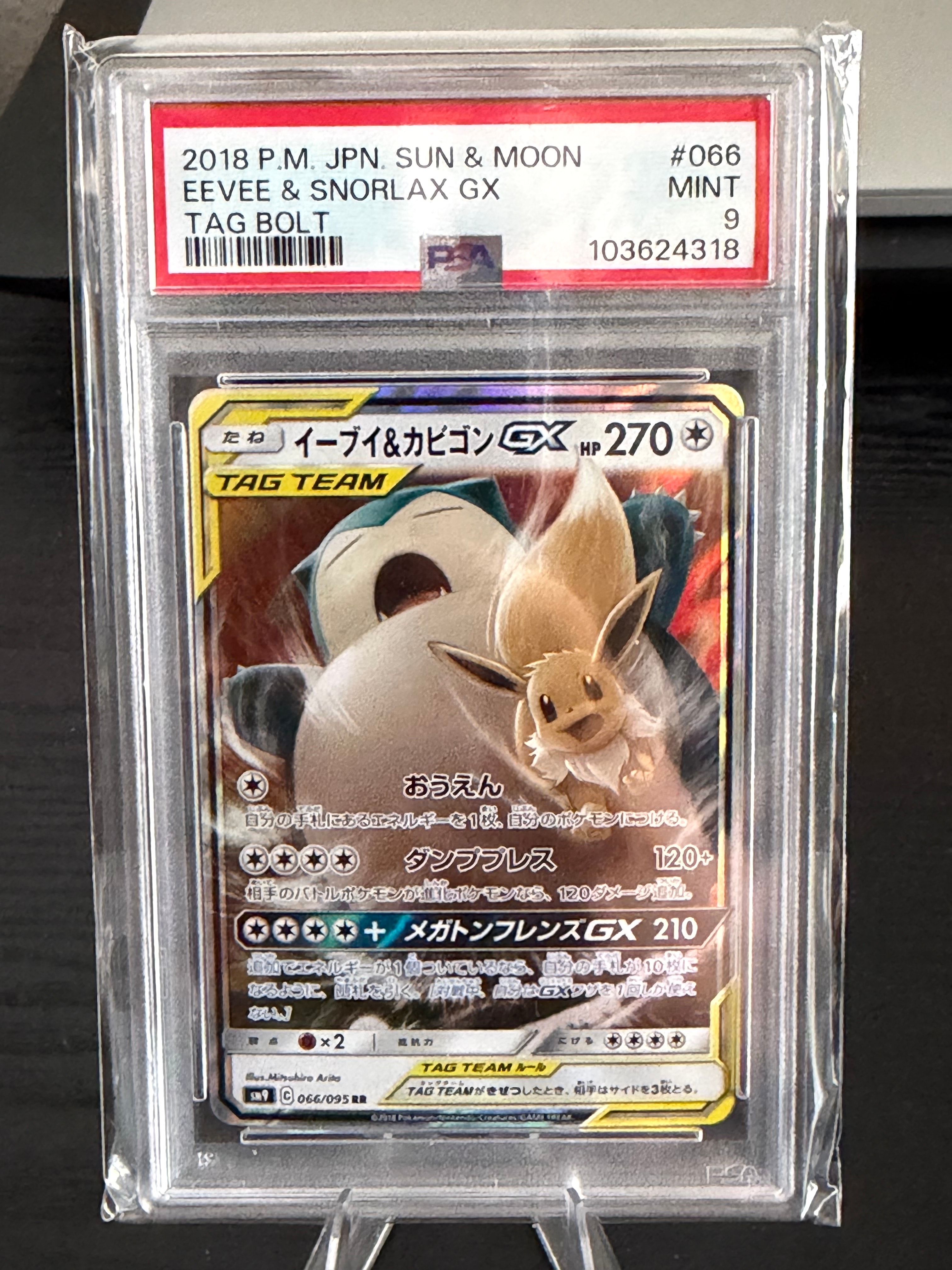 イーブイ&カビゴンGX RR [SM9 066/095](拡張パック「タッグボルト」)の