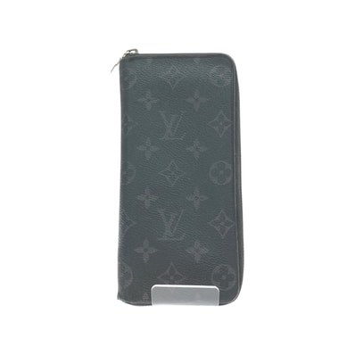 LOUIS VUITTON ルイヴィトン メンズ 長財布 モノグラムエクリプス ジッピーウォレット ヴェルティカル M62295 ブラック