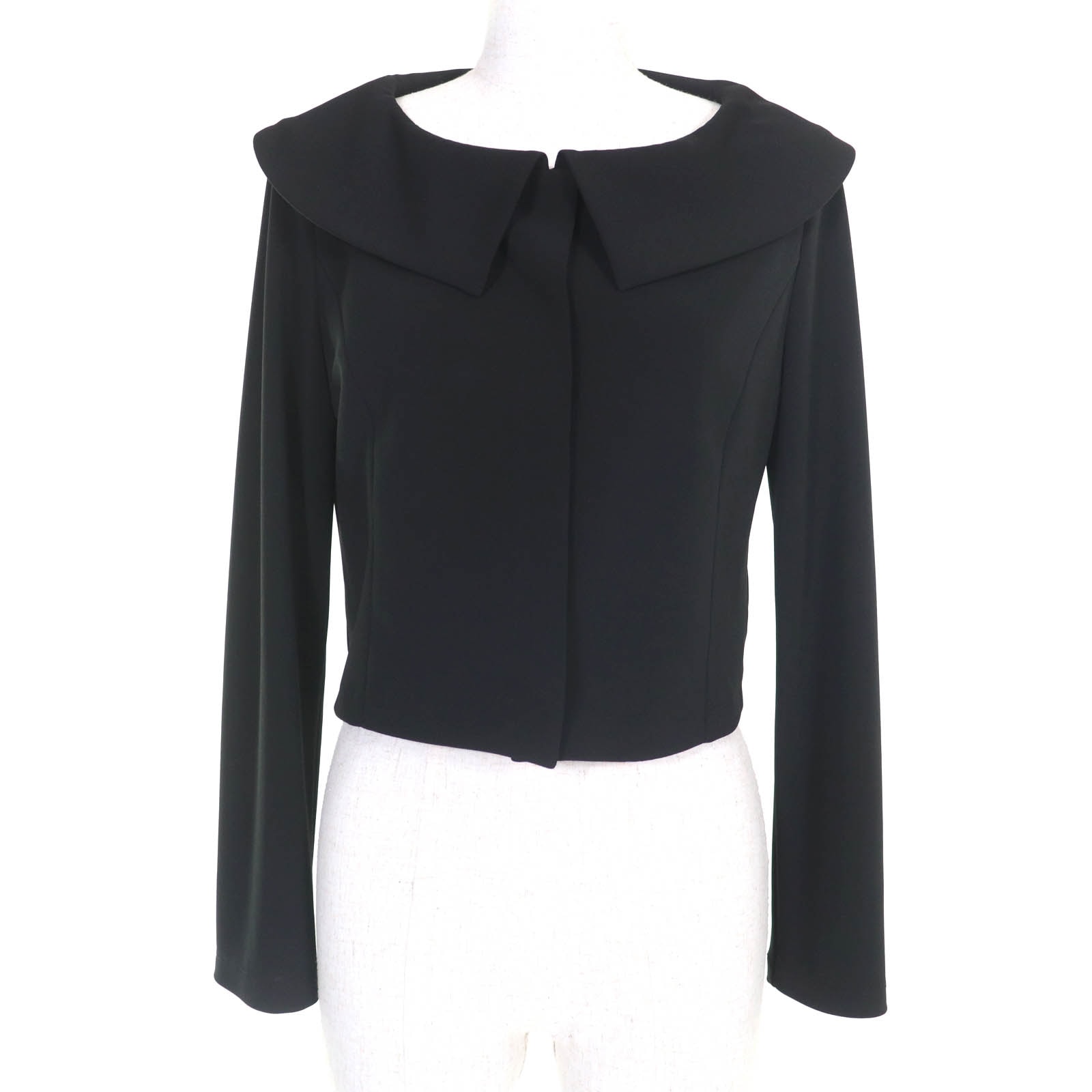 極美品 フォクシー ニューヨーク
 ジャケット アリア ブラック レディース 38 43477