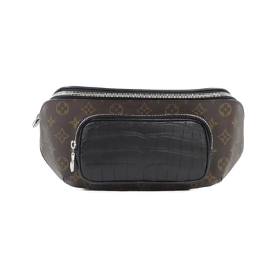 ルイヴィトン モノグラム+エキゾチック レザー バムバッグ N96217 ショルダーバッグ