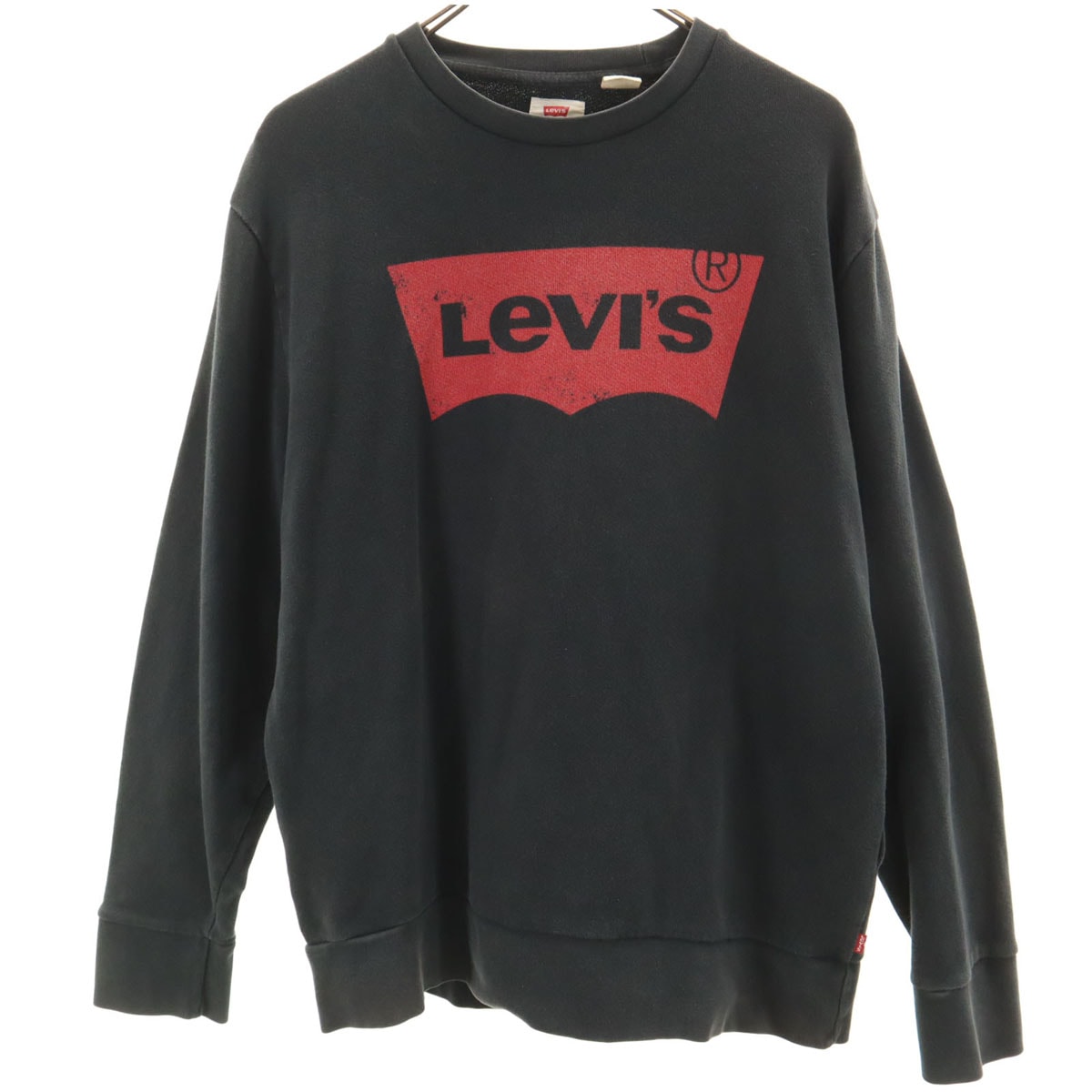 Levi's リーバイス 長袖 スウェット トレーナー L ブラック