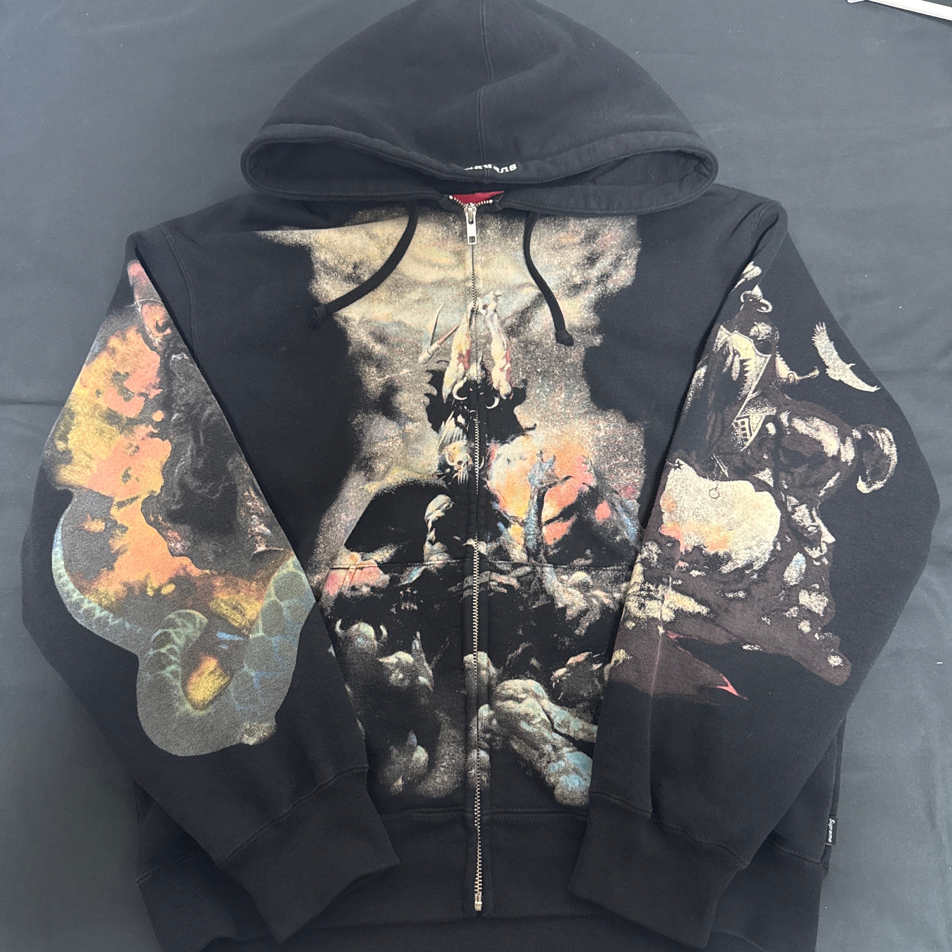 Supreme x Champion Zip Up Hooded Sweatshirt 