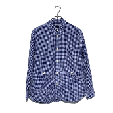 COMME des GARÇONS HOMME 綿ツイルギンガムチェックBIGポケットシャツ