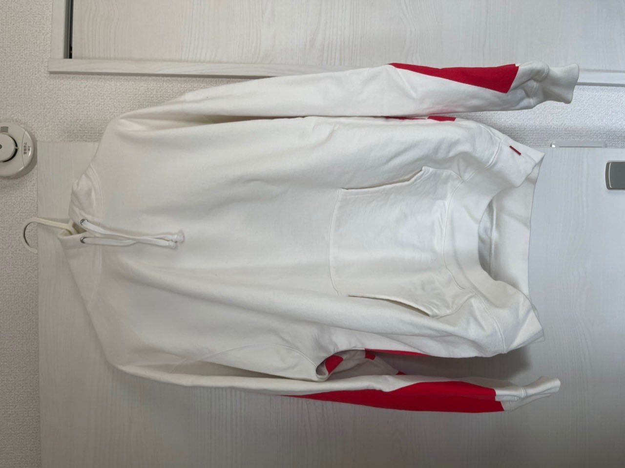 Supreme Big Logo Hooded Sweatshirt "White"