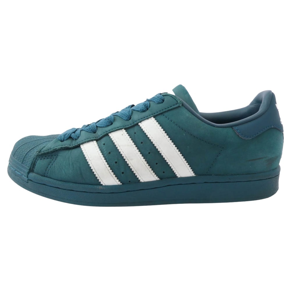 adidas アディダス スニーカー SUPERSTAR スーパー スター ローカットスニーカー グリーン系 25.5cm【中古】