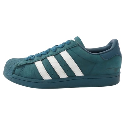 adidas アディダス スニーカー SUPERSTAR スーパー スター ローカットスニーカー グリーン系 25.5cm【中古】