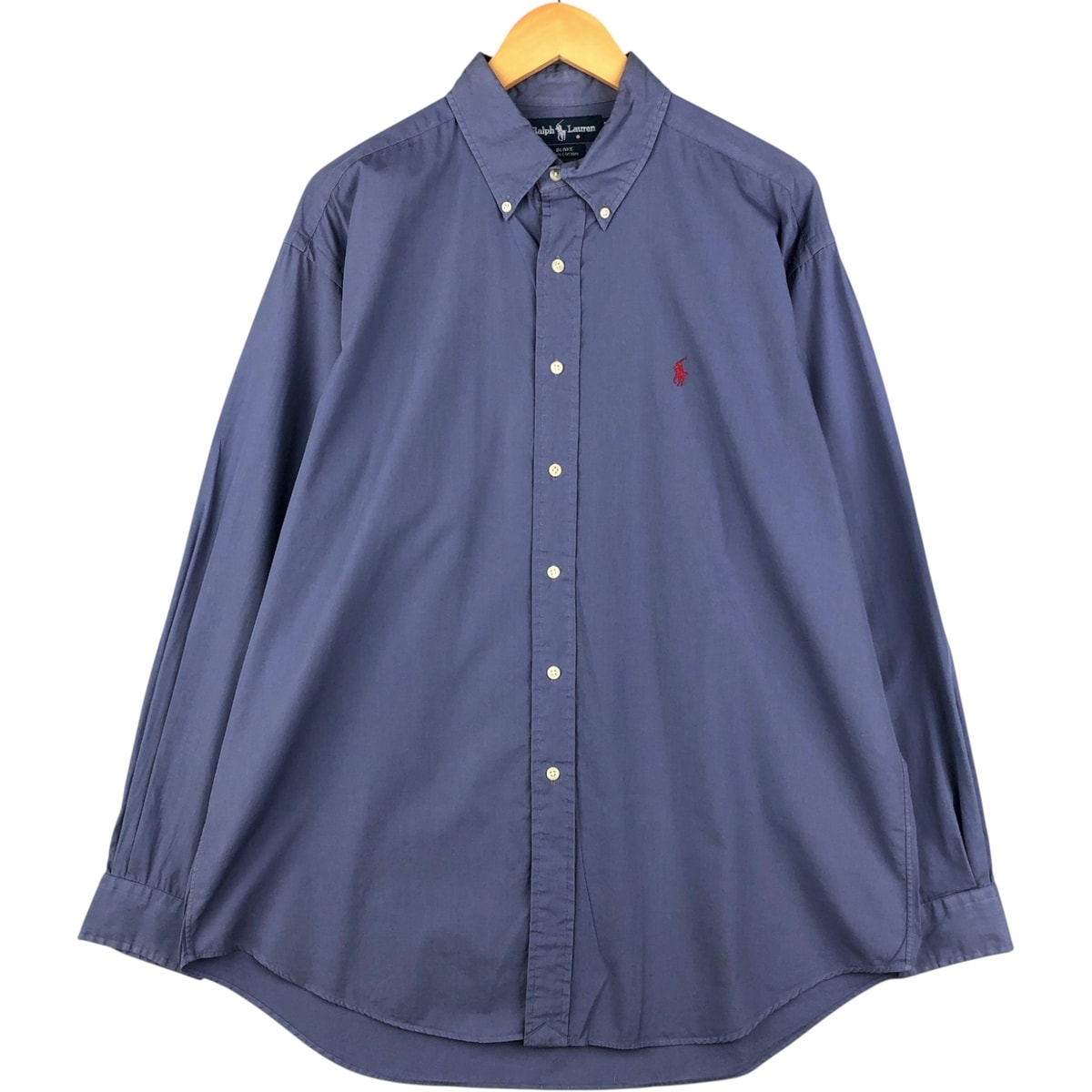 古着 ラルフローレン Ralph Lauren BLAKE 長袖 ボタンダウンシャツ メンズL相当/eaa592742