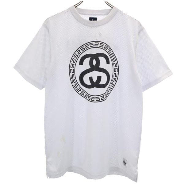 STUSSY ステューシー 半袖 Tシャツ M 白系