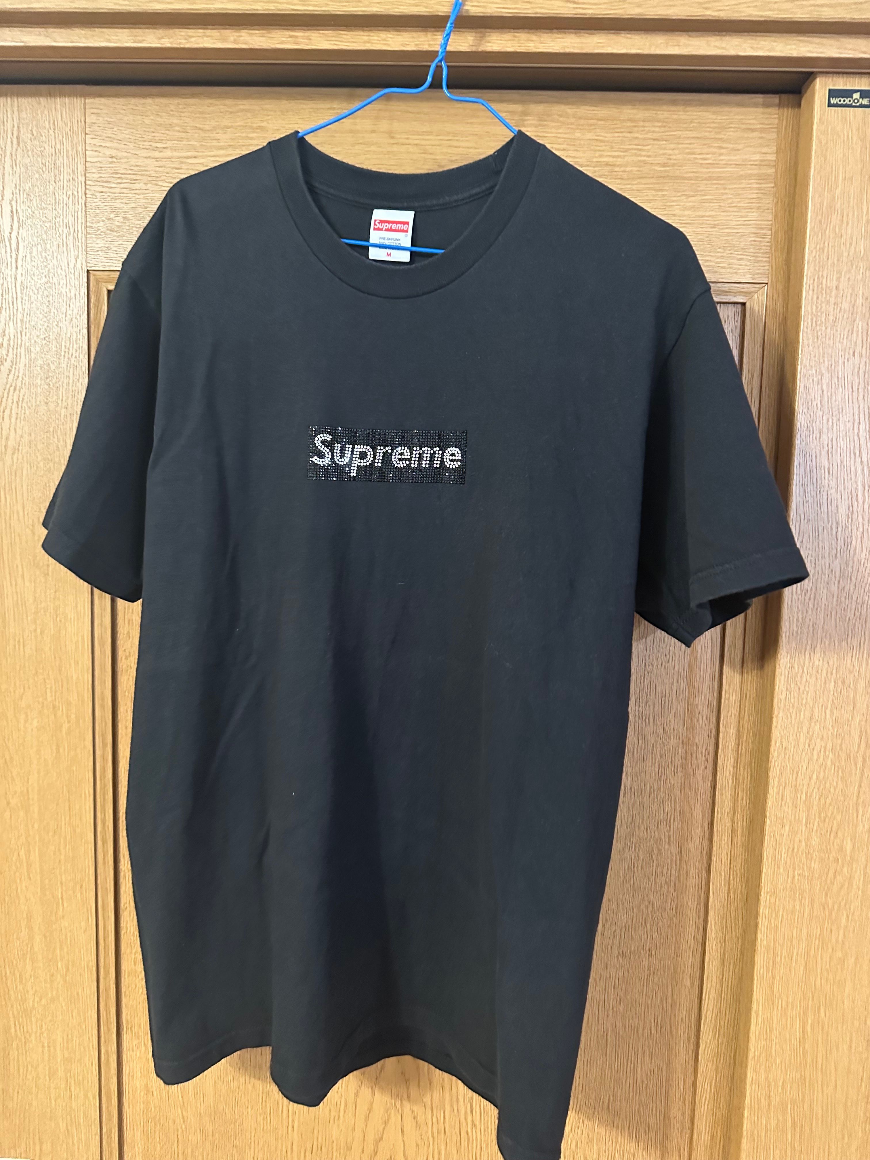 Supreme / Swarovski® Box Logo Tee "Black"