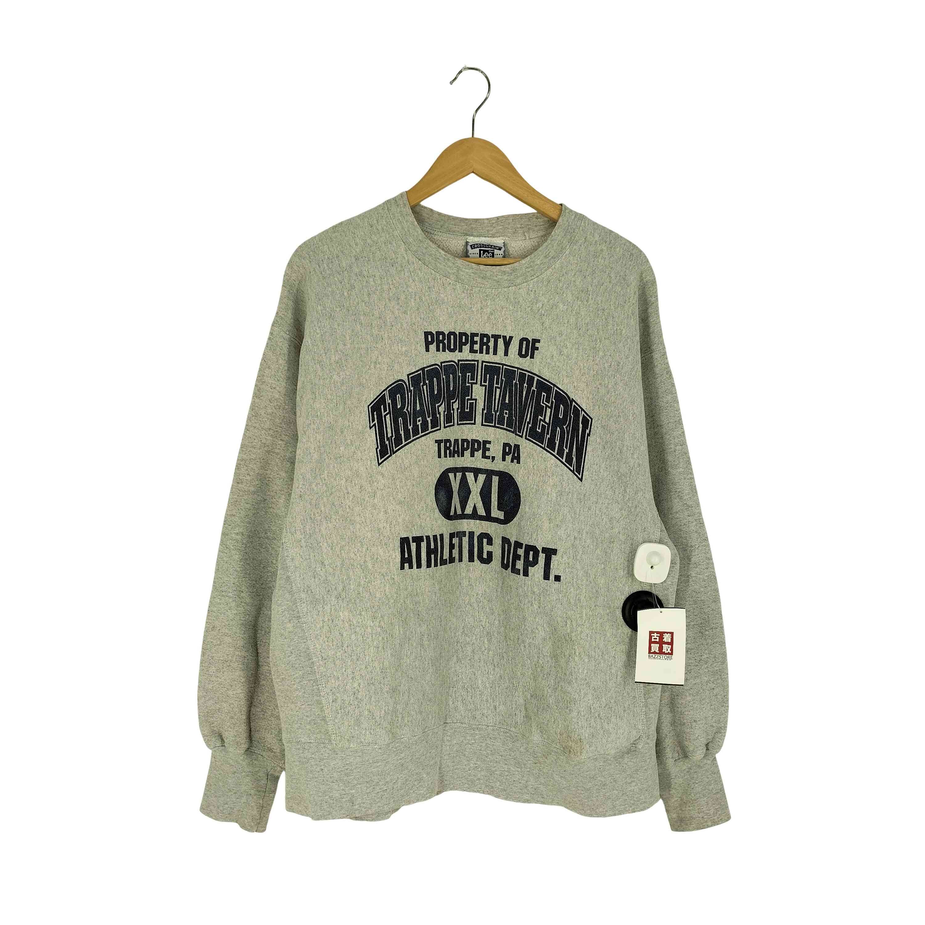 メキシコ製 CROSS GRAIN リバースウィーブ カレッジロゴ スウェット【1142351030462】