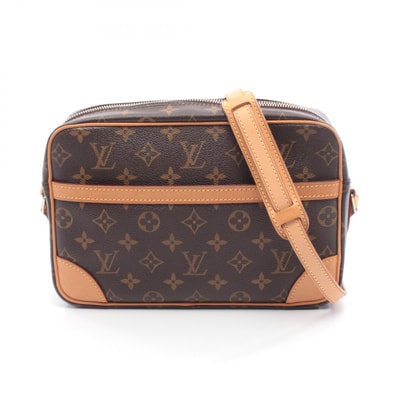 ルイ・ヴィトン LOUIS VUITTON トロカデロ27 ショルダーバッグ バッグ PVCコーティングキャンバス レザー モノグラム レディース ブラウン系 M51274 【中古】