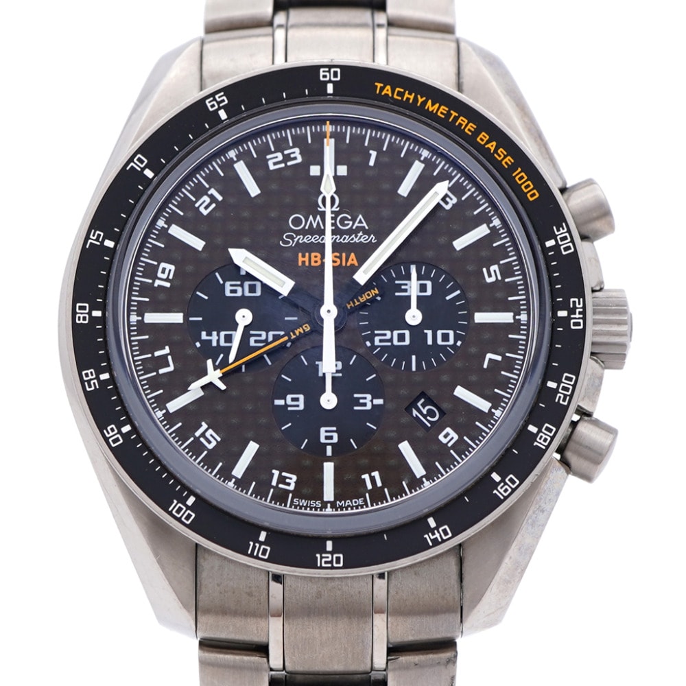オメガ  スピードマスター HB-SIA ソーラーインパル GMT