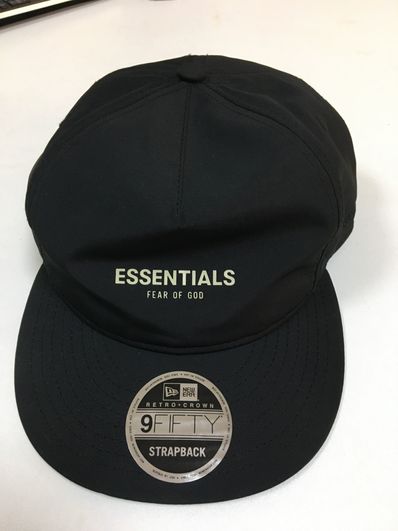 NEW ERA FEAR OF GOD ESSENTIALS RC 9FIFTY LOGO "Black"