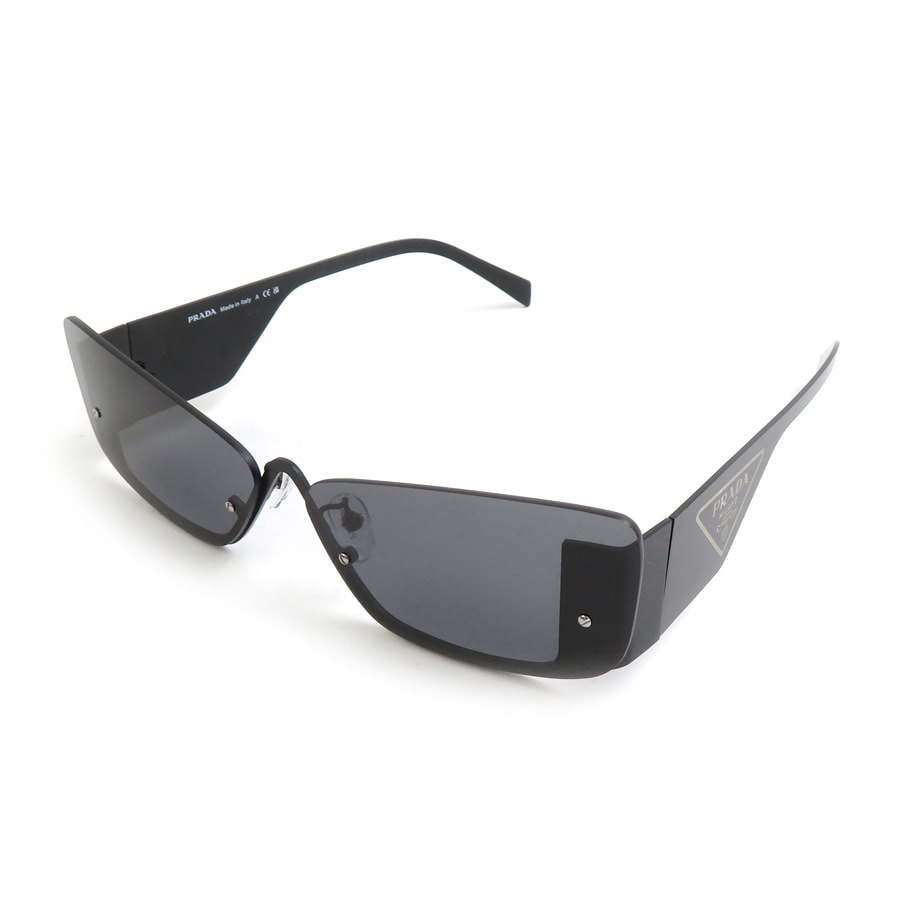 プラダ PRADA サングラス メタル ブラック ユニセックス【中古】 h31479a