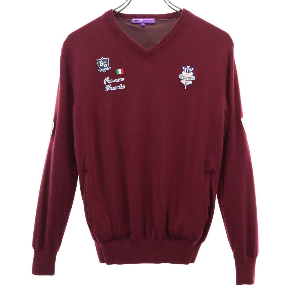 BEAMS ゴルフ 長袖 ウール100% セーター