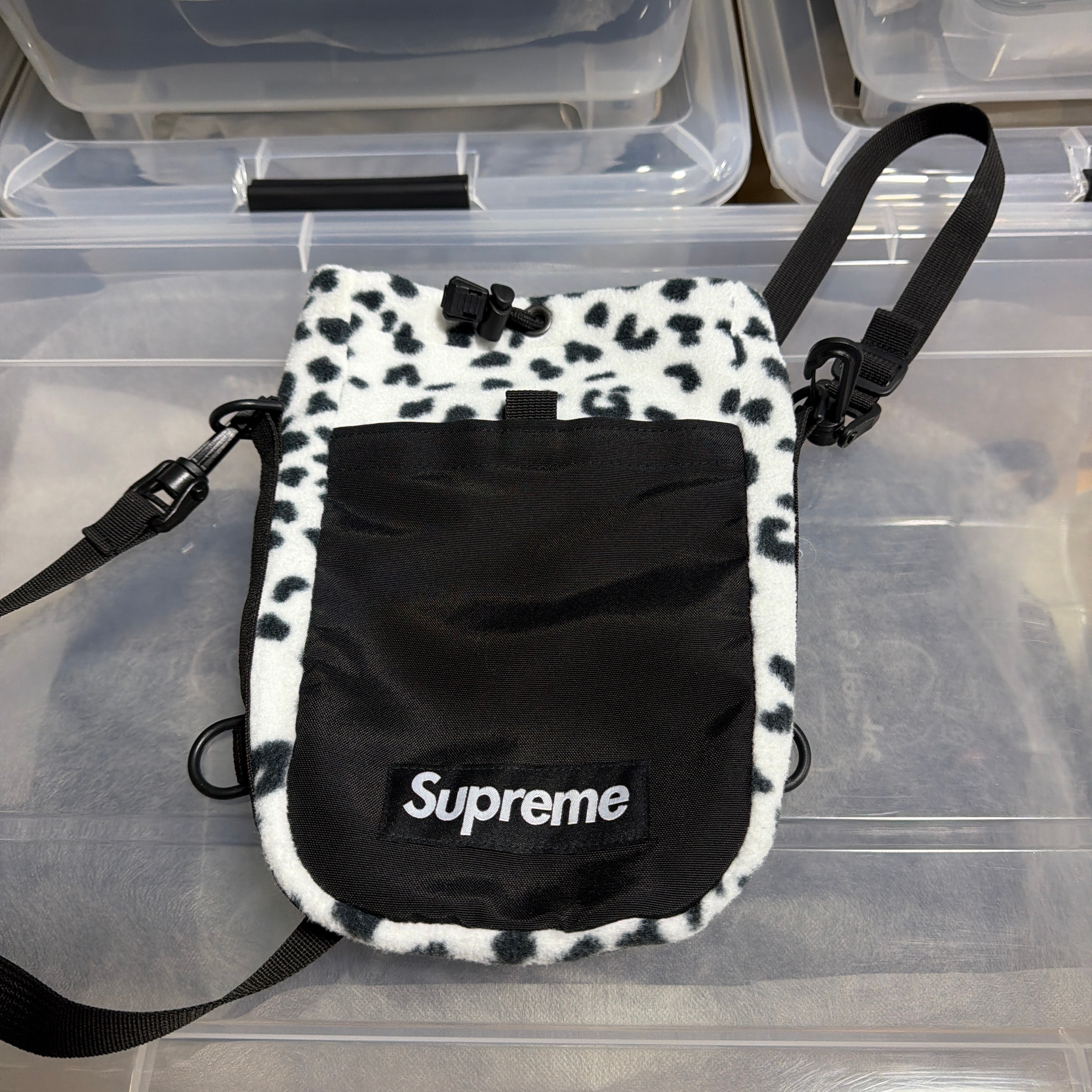 Supreme Polartec Sling Bag "Leopard"