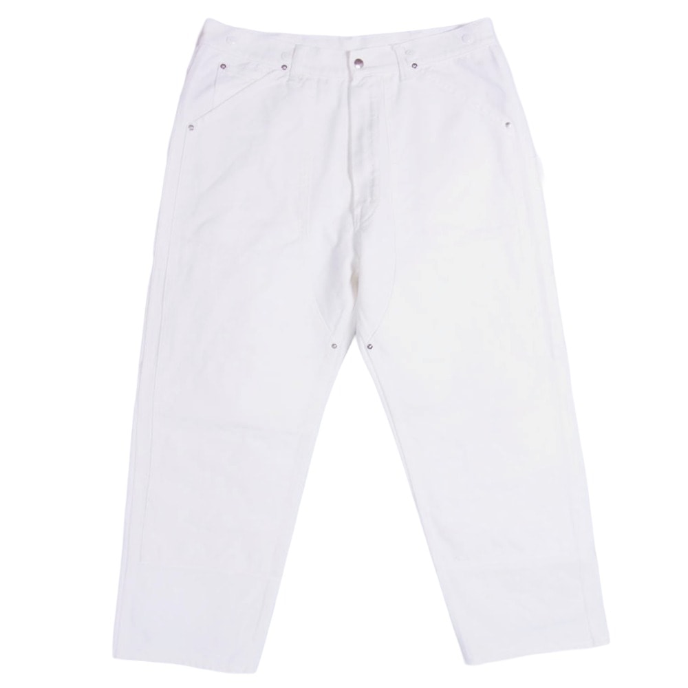 COMOLI コモリ デニムパンツ 21SS T01-03009 コットンダック ペインターパンツ ホワイト系 3【中古】
