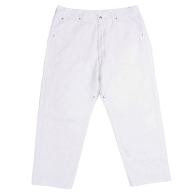 COMOLI コモリ デニムパンツ 21SS T01-03009 コットンダック ペインターパンツ ホワイト系 3【中古】