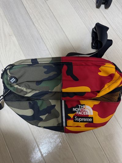 Supreme x The North Face Split Waist Bag "Camo"