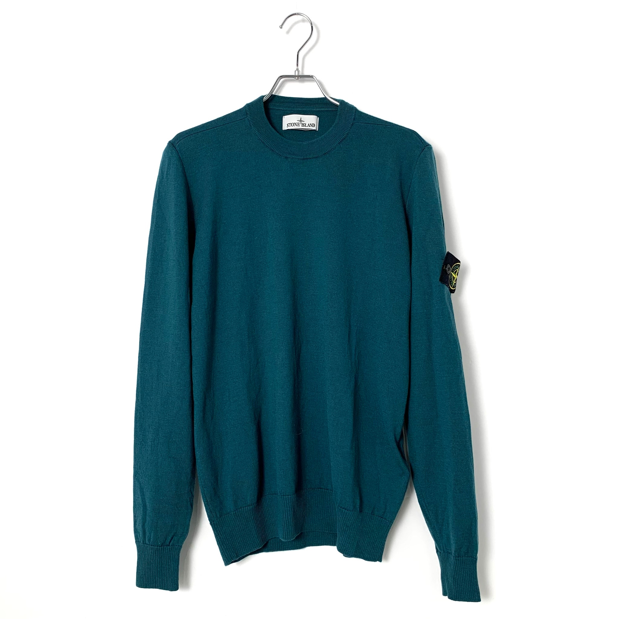 Stone Island Crewneck Knit Dark teal green