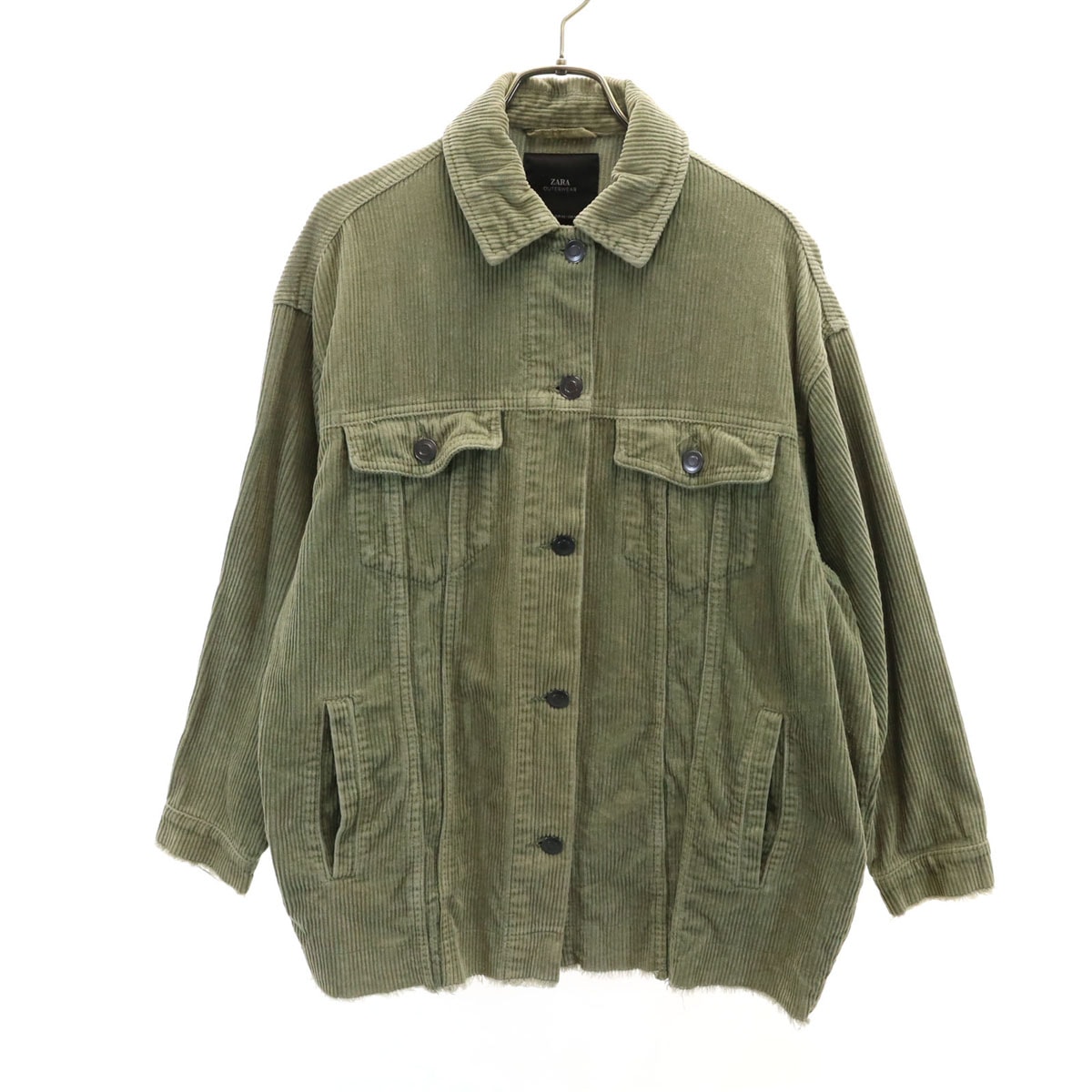 ZARA ザラ コーデュロイジャケット XS カーキ