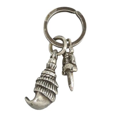 CHROME HEARTS クロムハーツ(原本無) CRAW #5DAGGER クロウチャーム #5ダガー キーチェーン シルバー系【中古】