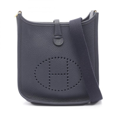 エルメス HERMES エヴリンTPM アマゾン ブルーニュイ ショルダーバッグ バッグ レザー トリヨンクレマンス ブルーニュイ Z刻印(2021年製造) レディース ネイビー系 【中古】