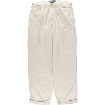 古着 ラルフローレン Ralph Lauren POLO by Ralph Lauren HAMMOND PANT ツータック チノパンツ メンズw35相当/eaa605153