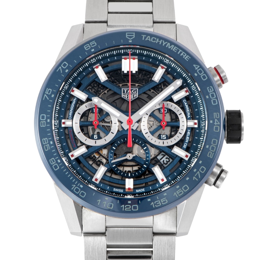 TAG HEUER タグホイヤー カレラクロノグラフ ホイヤー02 CBG2A11.BA0654【中古】