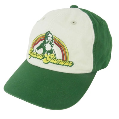 HYSTERIC GLAMOUR ヒステリックグラマー 25SS 02251QH06 HG RAINBOW CAP エイチジー レインボー キャップ 帽子 グリーン系 オフホワイト系 FREE【中古】