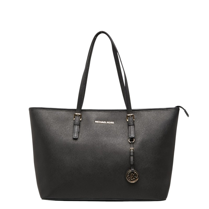 マイケルコース トートバッグ ブラック レザー レディース Michael Kors 【中古】