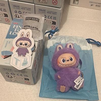 POP MART THE MONSTERS (LABUBU) Pin for Love Series-Vinyl Plush Pendant (N-Z) T