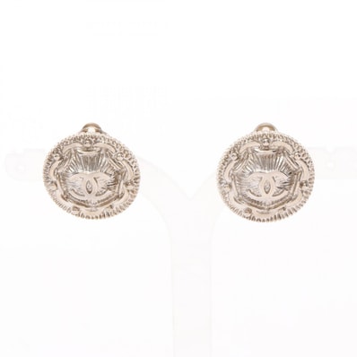 シャネル CHANEL ココマーク イヤリング ジュエリー ステンレススチール レディース シルバー系 【中古】
