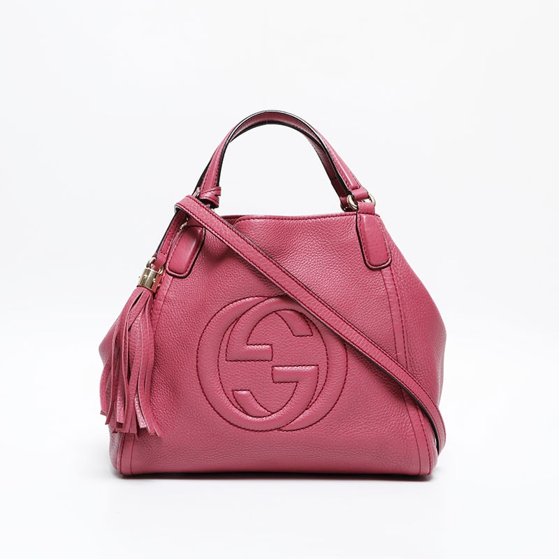 グッチ GUCCI 2way レザー ソーホー ショルダーバッグ【中古】