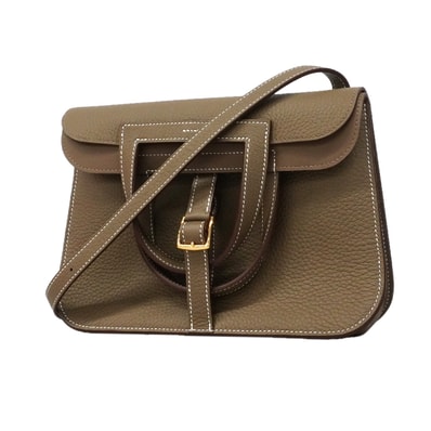 【6he5378】エルメス ハンドバッグ アルザン25 トリヨンクレマンス エトゥープ ゴールド金具 G刻印 2wayバッグ【中古】レディース