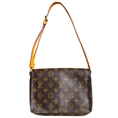 ルイヴィトン ミュゼットタンゴ ショート モノグラム ショルダーバッグ モノグラムキャンバス M51257 ブラウン レディース LOUIS VUITTON 中古