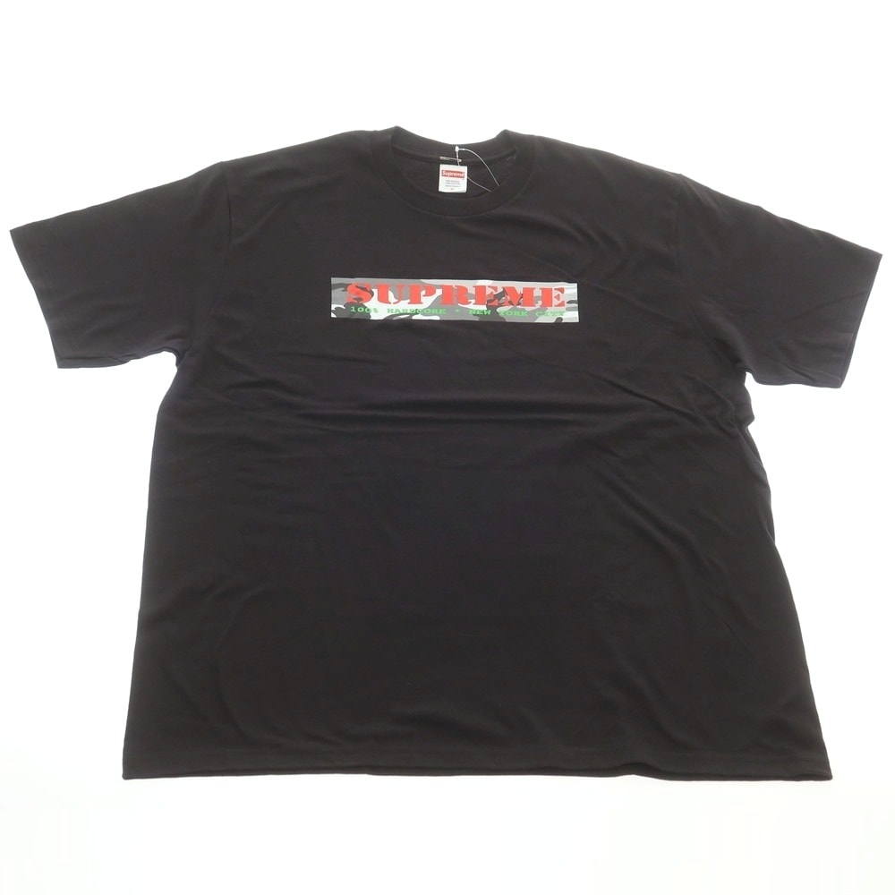 【中古】シュプリーム Supreme 2025年春夏 Hardcore Tee クルーネック 半袖Tシャツ ブラック【サイズXL】【メンズ】