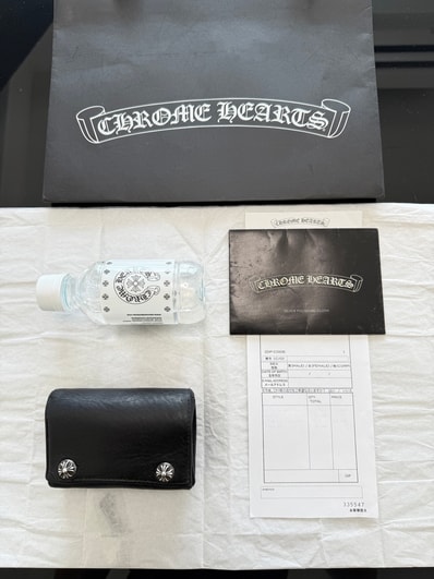 美品/値下げ交渉可能 / 正規品!CHROME HEARTS クロムハーツ スリーフォールド 3FOLD ウォレット 財布