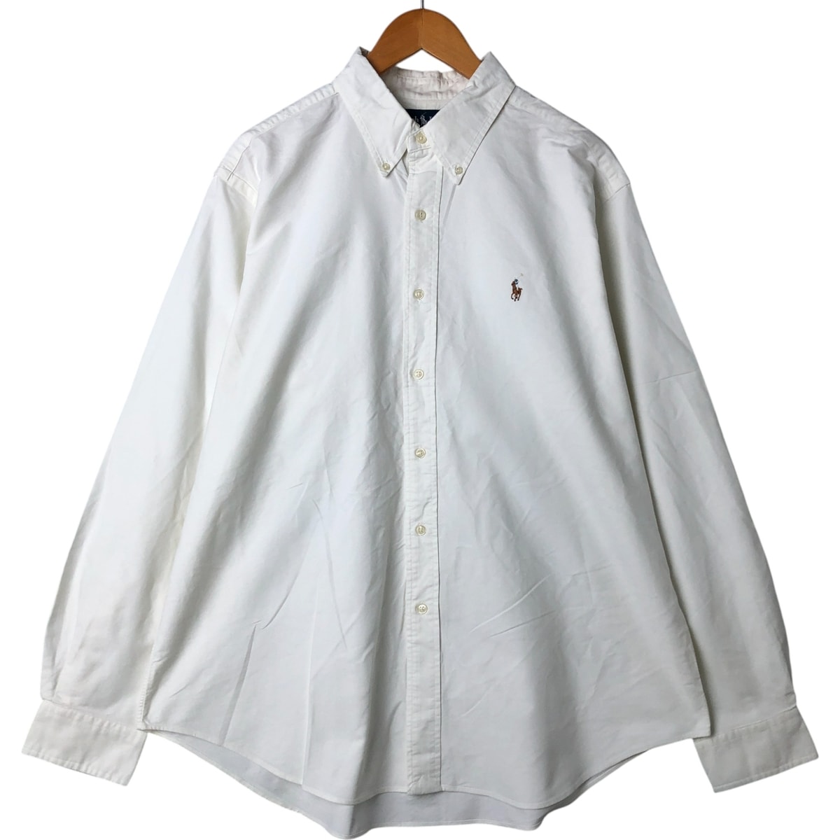 古着 ラルフローレン Ralph Lauren CLASSIC FIT 長袖 ボタンダウンシャツ メンズXL相当/eaa548365