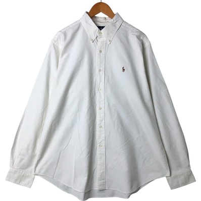 古着 ラルフローレン Ralph Lauren CLASSIC FIT 長袖 ボタンダウンシャツ メンズXL相当/eaa548365