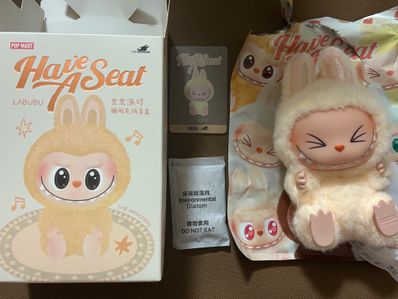 POP MART THE MONSTERS (LABUBU) Have a Seat Plush Series SISI
