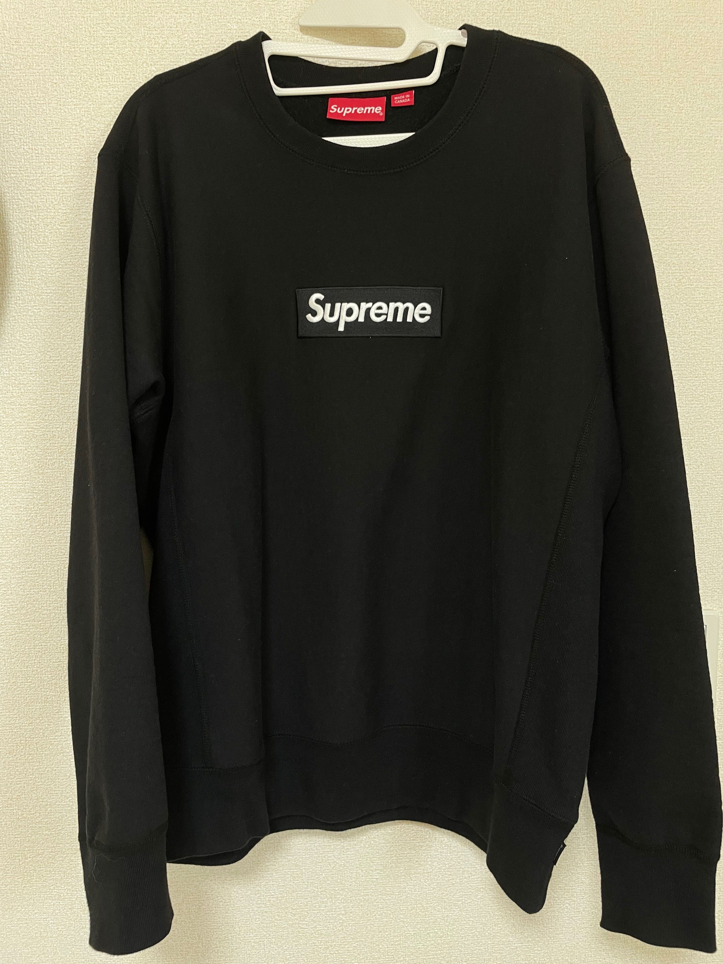 Supreme Box Logo Crewneck Sweatshirt "Black" (18FW)