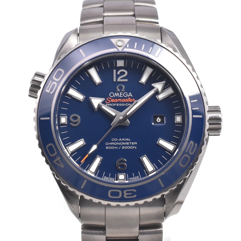 オメガ OMEGA 232.90.38.20.03.001 シーマスター プラネットオーシャン 600 自動巻き ユニセックス 美品 保証書付き 腕時計 L#150998